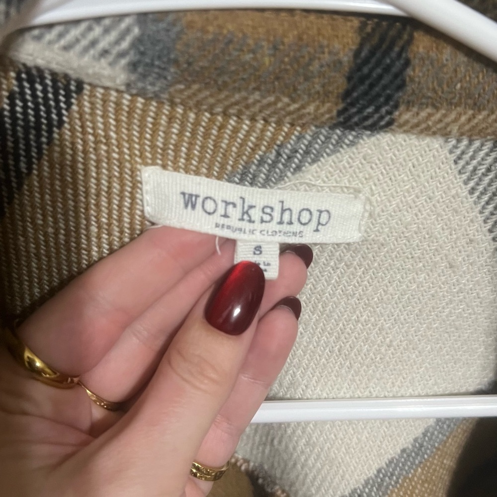 Workshop Republic Clothing Checkered Jacket - image 3